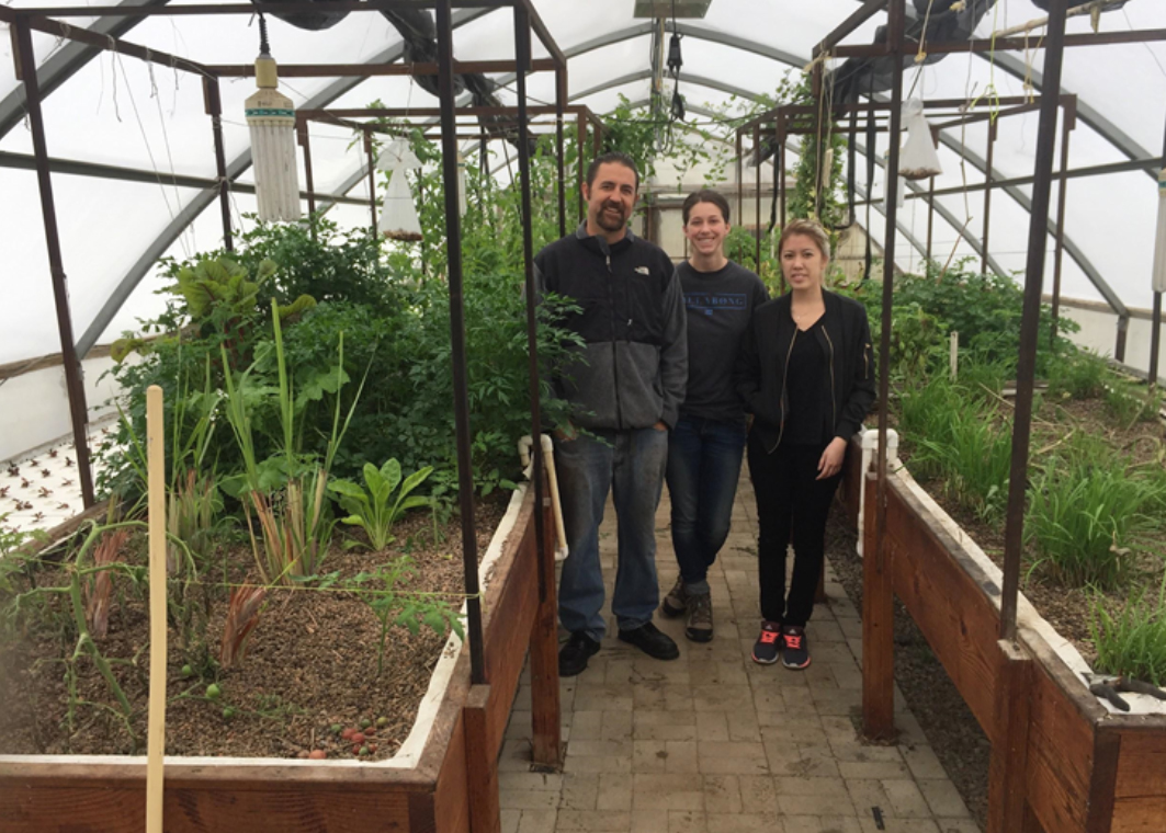 Some of our CSUF students working with U-ACRE at Future Foods Farm.